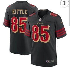 AUTHENTIC George Kittle- SF 49er Nike 2025 Rivalries Collection Game Jersey
